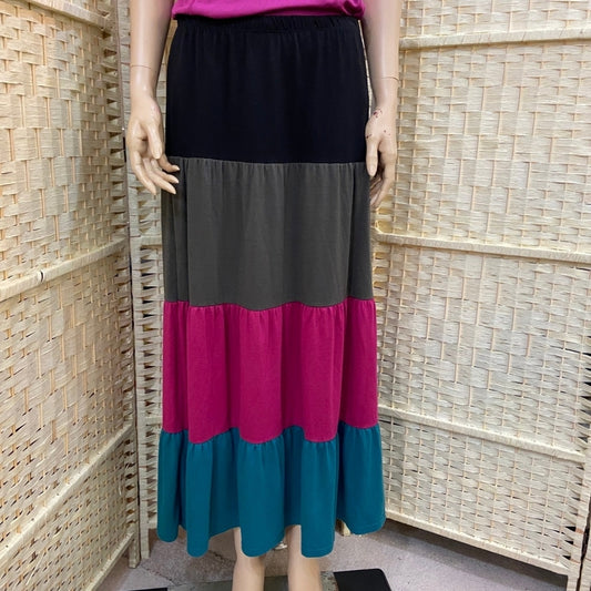 Rue 21, Multicolored Layered Stretchable Skirt - Size XL