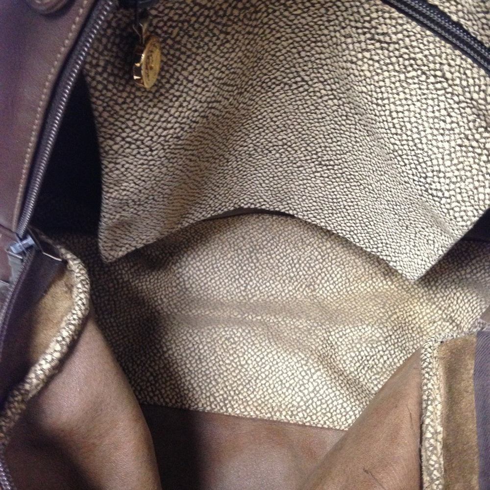 Borbonese Red Wall Quail Suede Leather (M)