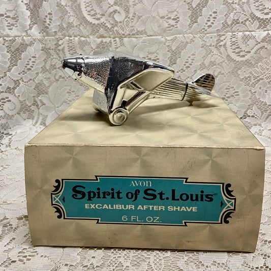 1969-70 Avon Spirit of St Louis Excalibur After Shave Decanter 6floz (NIB)