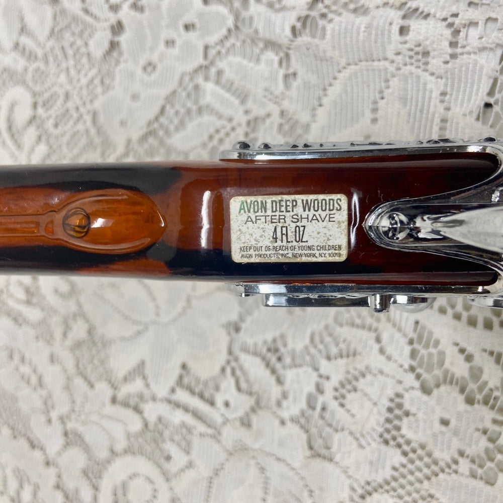 Vintage 1970s Avon 1760 Duelling Pistol Deep Woods After Shave Decanter 4Fl Oz