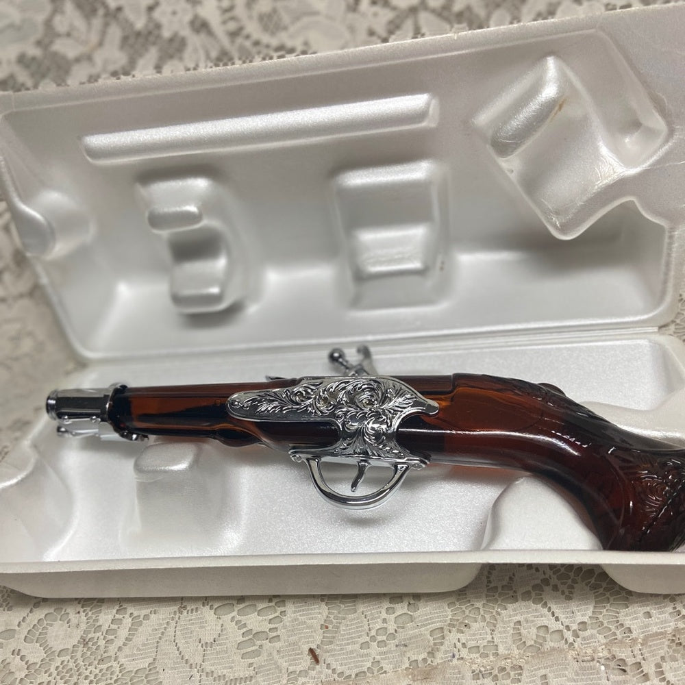 Vintage 1970s Avon 1760 Duelling Pistol Deep Woods After Shave Decanter 4Fl Oz