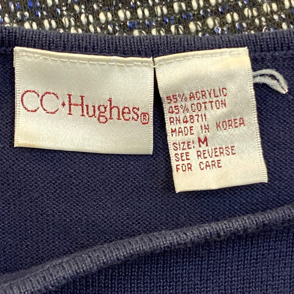 CC Hughes, Blue Knit Tank Top - Size M
