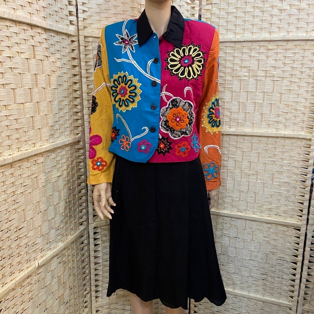 2pc Equestrian Show Jacket and Black Eyelet Skirt
