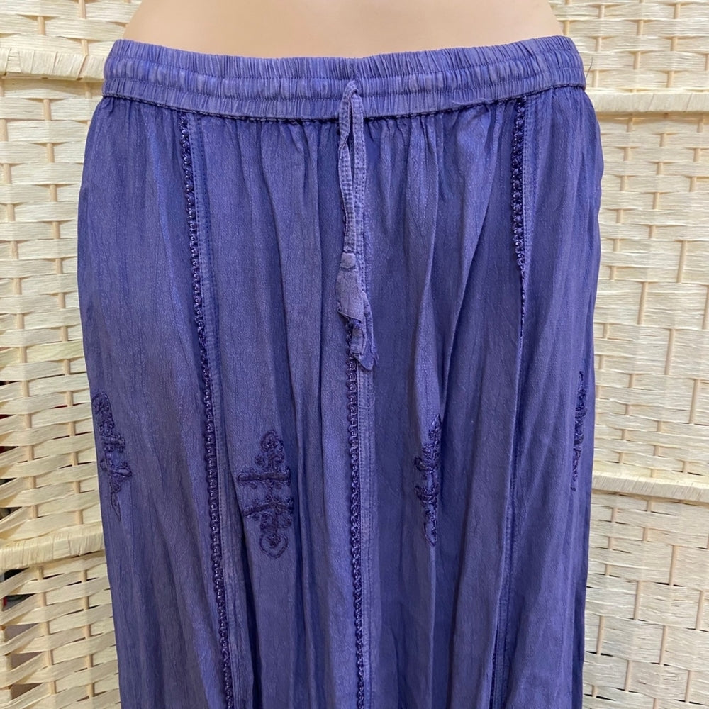 2pc Purple Top and Skirt Set