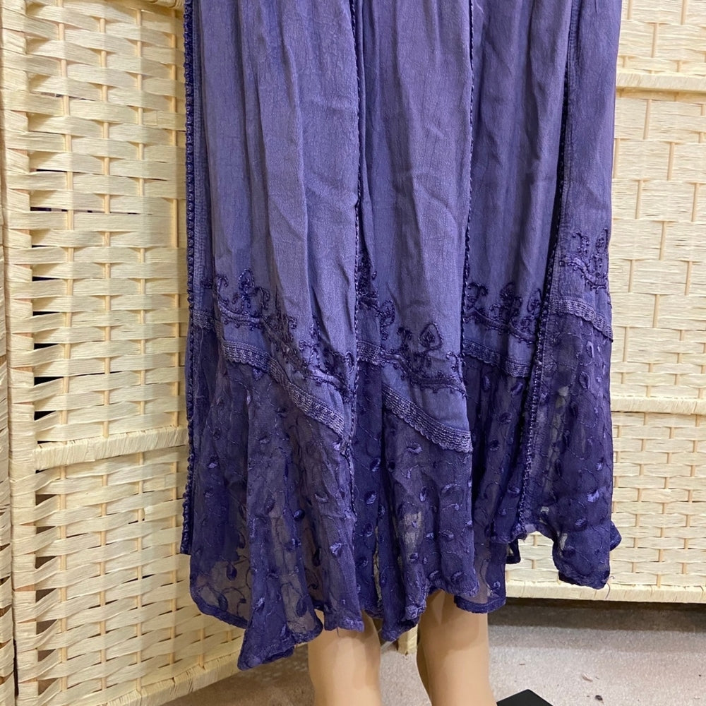 2pc Purple Top and Skirt Set