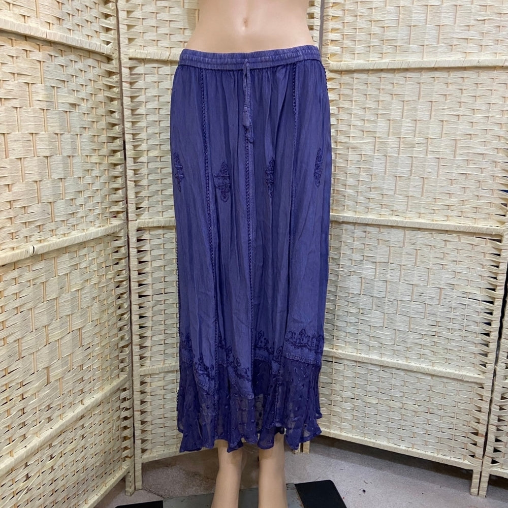 2pc Purple Top and Skirt Set
