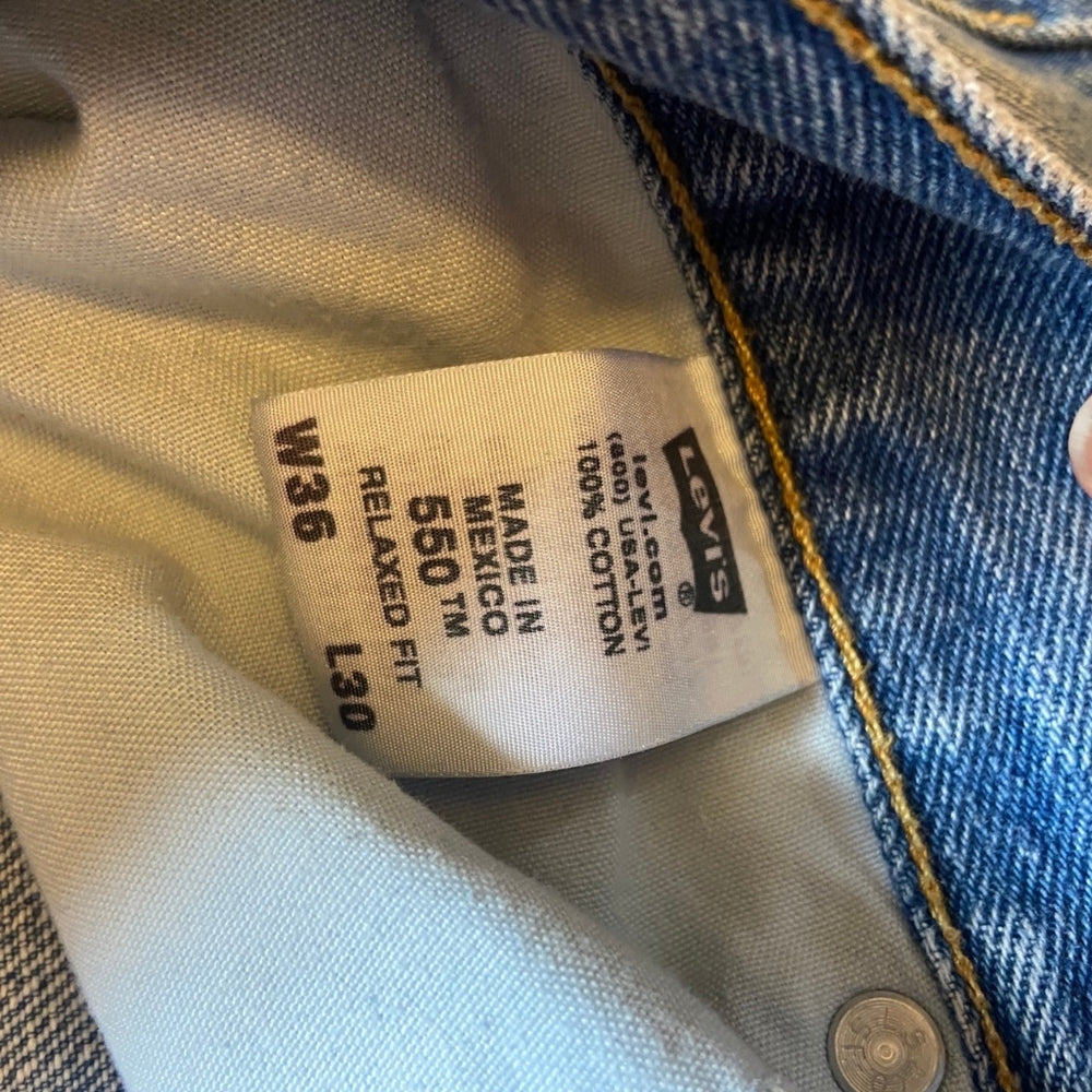 Levi's, Relaxed Fit Cotton Denim Jeans - Size W36×L30