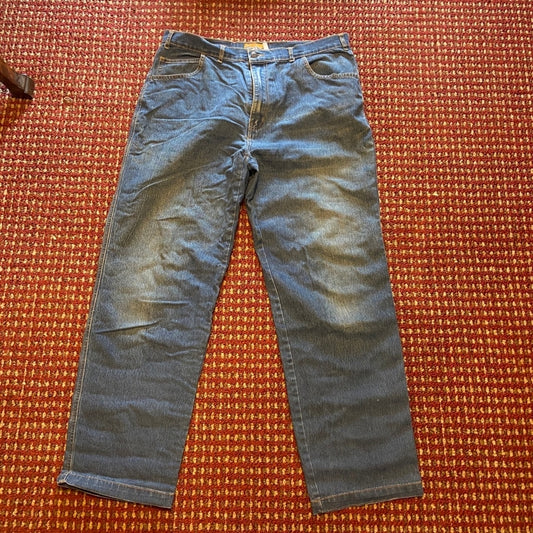 Genuine Blue Wolf by Haband, Stretch Fit Denim Jeans - Size 36L