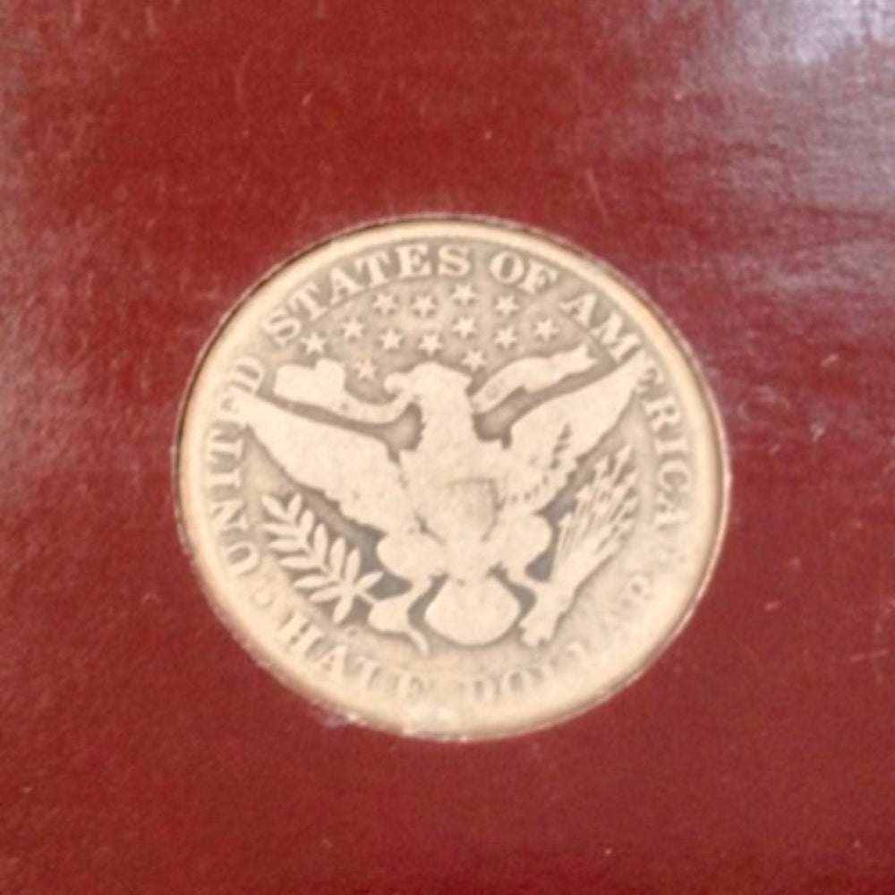 Genuine United States Mint - 1892-1915 Silver Barber Half Dollar
