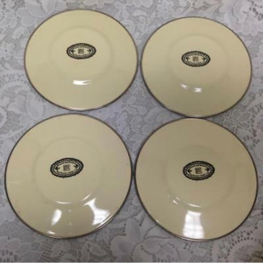 1983-1995 Camp MacKenzie Childs Ltd., Beige Floral Enamelware, 11pcTea Set