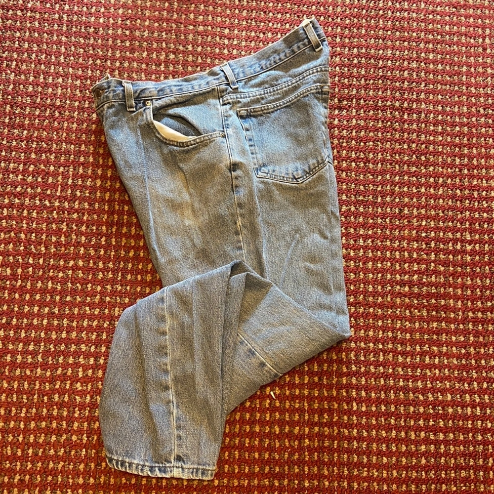 Arizona Co. Relaxed Cotton Denim Jeans - Size 36×32