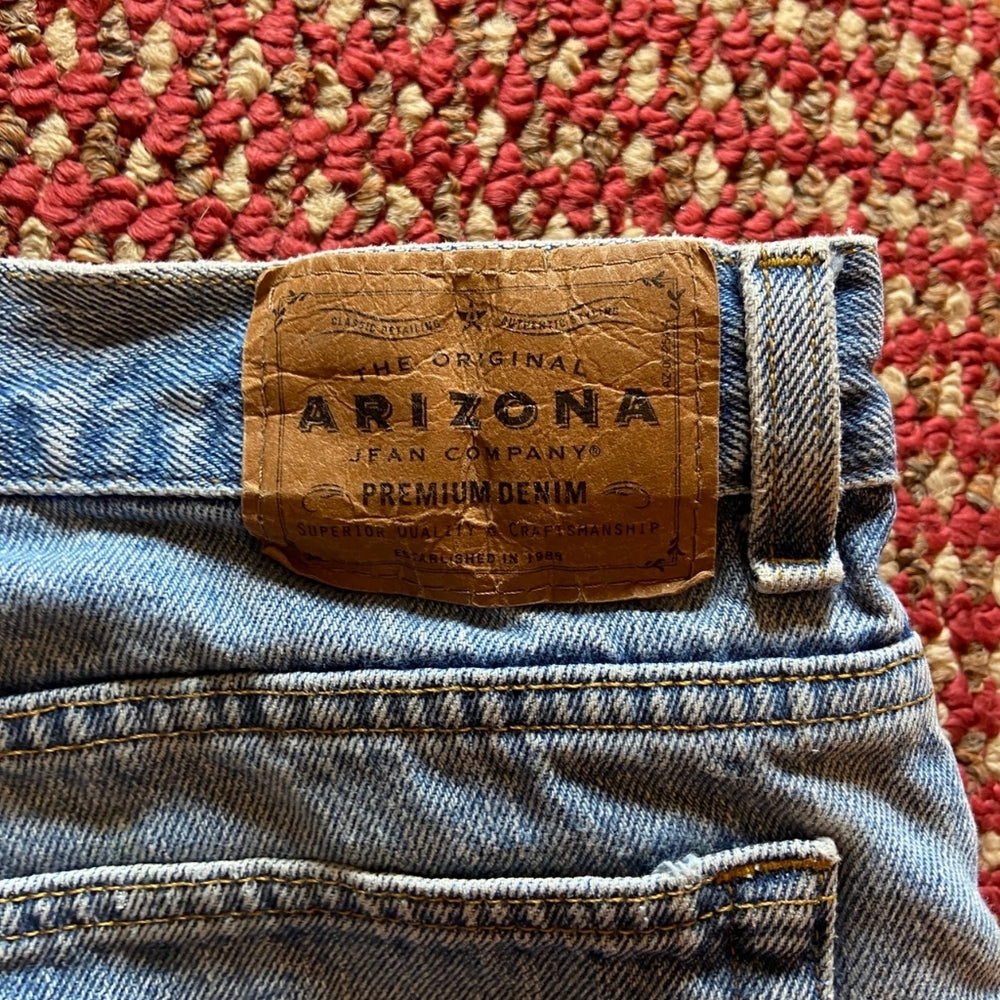 Arizona Co. Relaxed Cotton Denim Jeans - Size 36×32