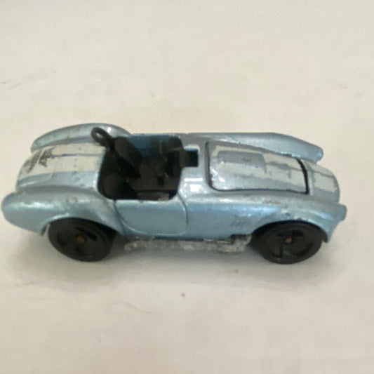Vintage Hotwheels-Mattel Inc. 1983 Classic Cobra Blue and White stripes