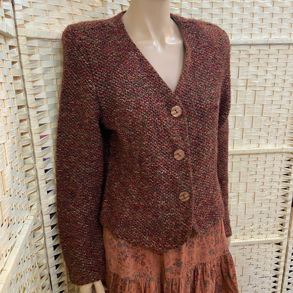 Fall Knit Sweater with Skirt Set - Size M
