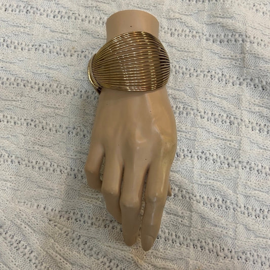 Vintage Gold Bangle with Multi Strand Design