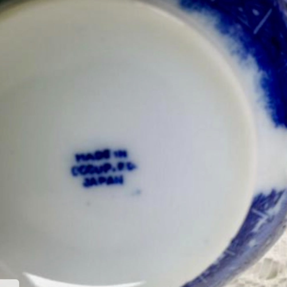 Vintage, 1947-1952, Occupied Japan, Blue Willow, 10pc Tea Set for 4