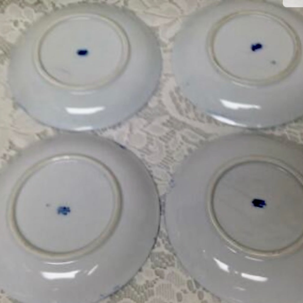 Vintage, 1947-1952, Occupied Japan, Blue Willow, 10pc Tea Set for 4