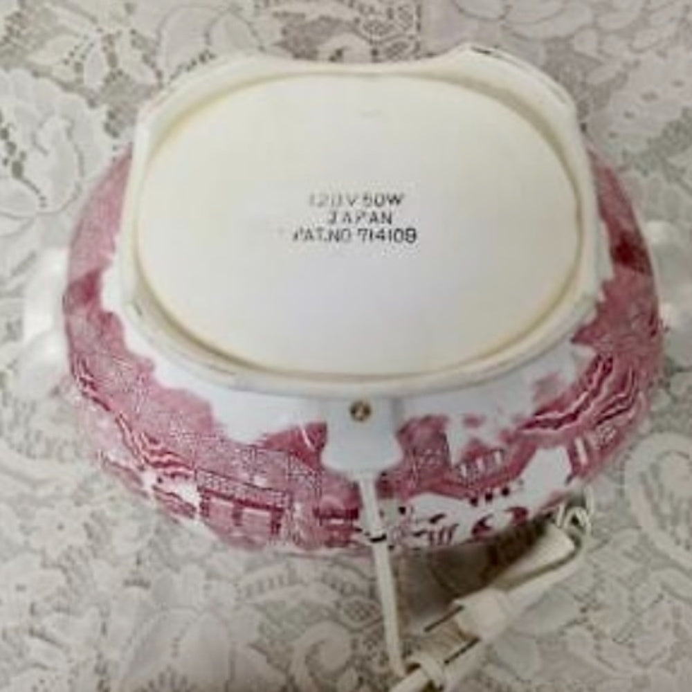 Vintage,  Rare, Red Willow 2pc 12in x 9in x 8in Soup Tureen