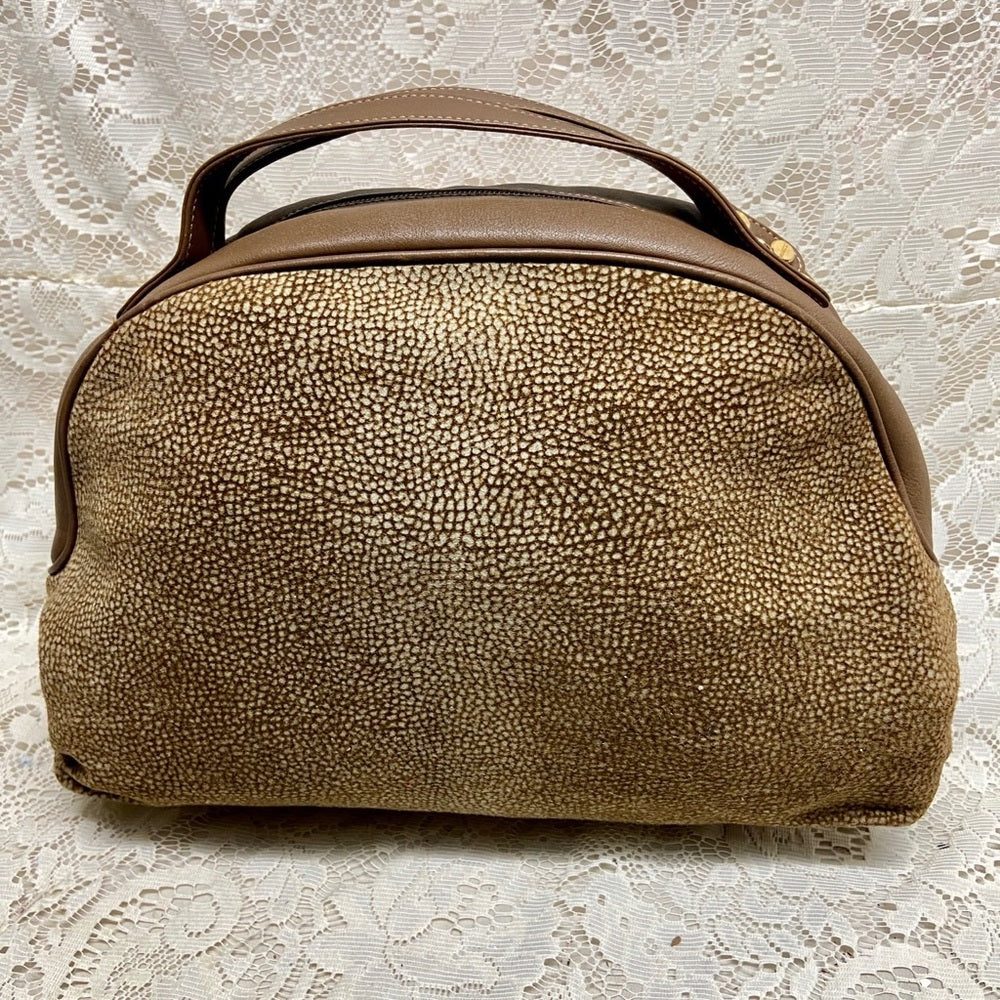 Borbonese Red Wall Quail Suede Leather (M)