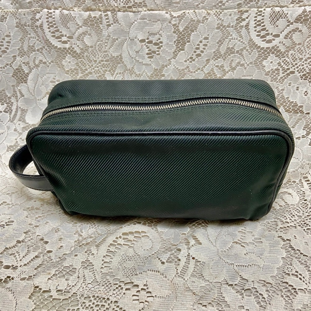 Louis Vuitton Green Black Canvas Pouch-Wristlet