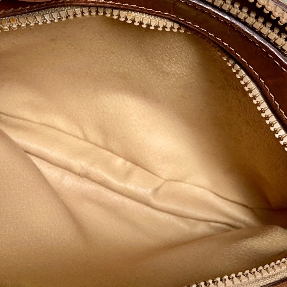 Celine, Cream Macadam Crossbody Handbag
