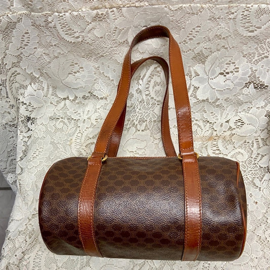 Celine, Brown Macadam  Papillon -Speedy Style  Handbag