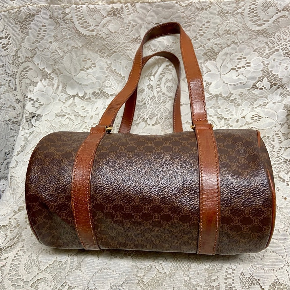 Celine, Brown Macadam  Papillon -Speedy Style  Handbag