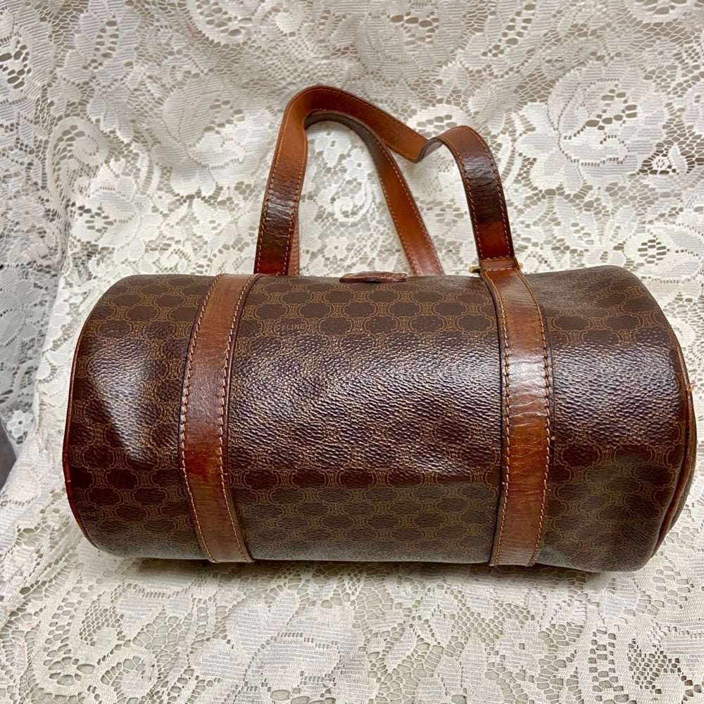 Celine, Brown Macadam  Papillon -Speedy Style  Handbag