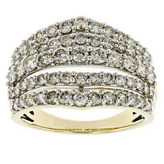 Faux Diamond or Cubic Zirconia 10kt Gold Filled Ring