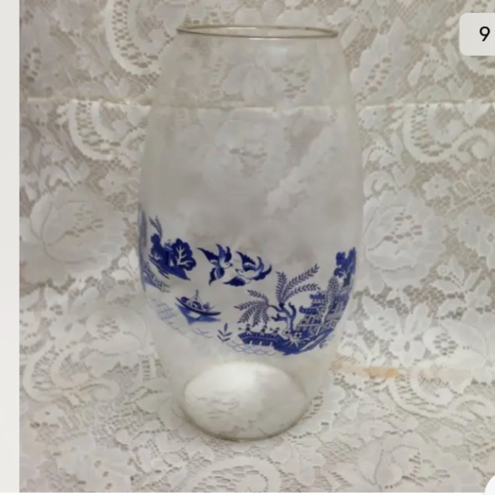 Large, Wicker Candle, Umbrella or Flower Stand 16in H x 9in D