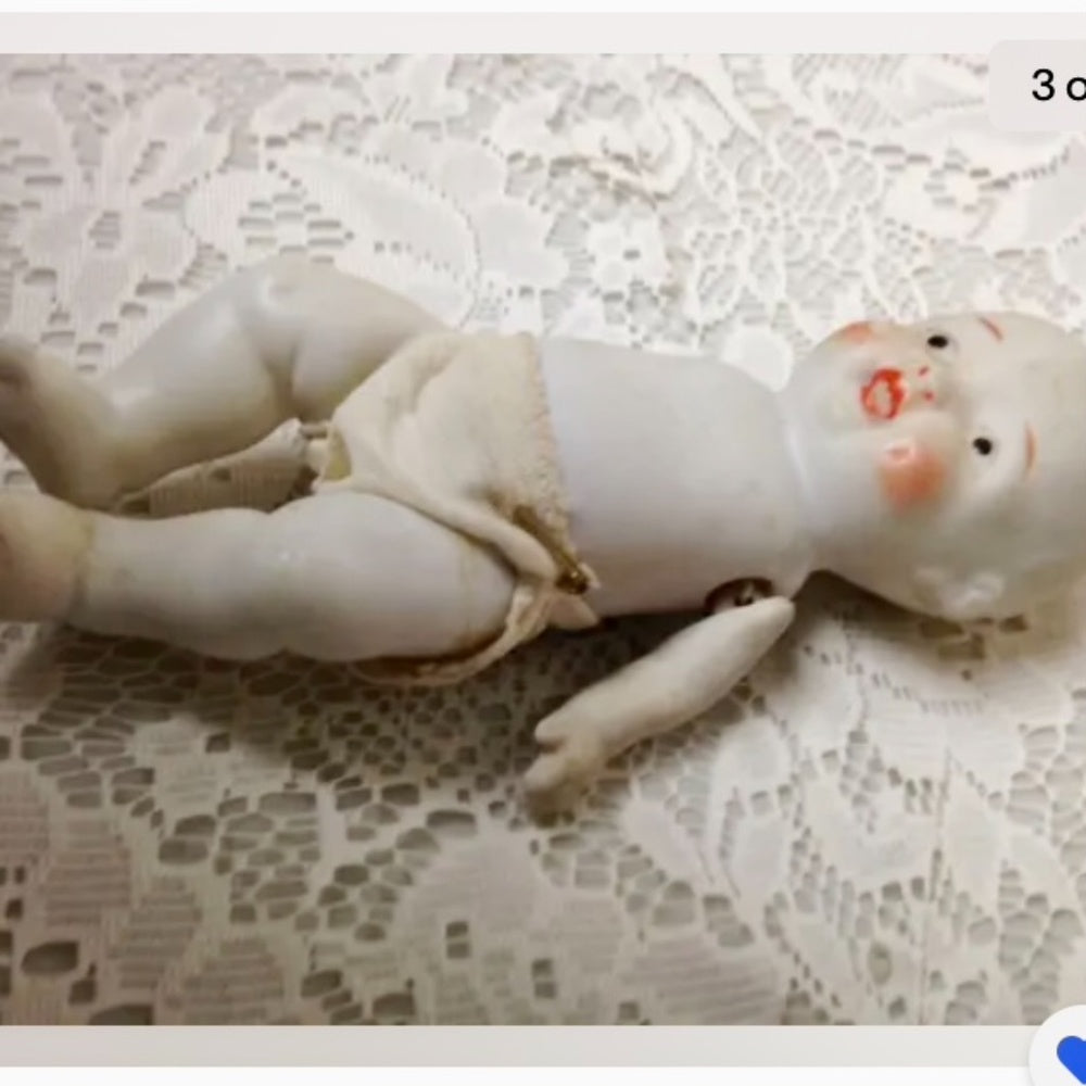 Antique, 7in Bisque, Baby Doll