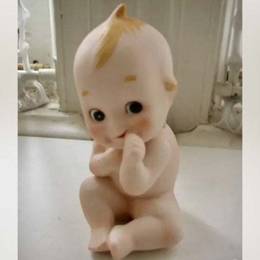 Vintage, German KW (Koenig & Weirniche) Kewpie Immobile Figurine