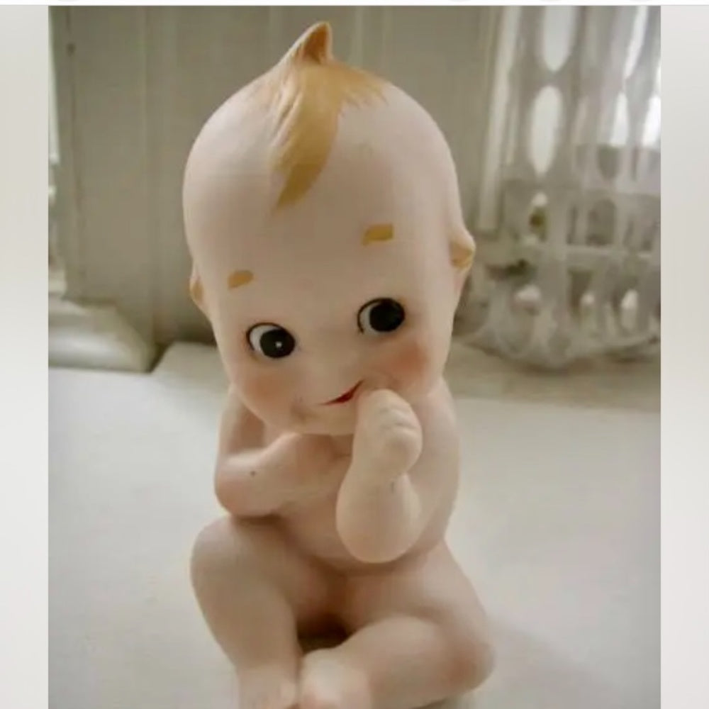 Vintage, German KW (Koenig & Weirniche) Kewpie Immobile Figurine