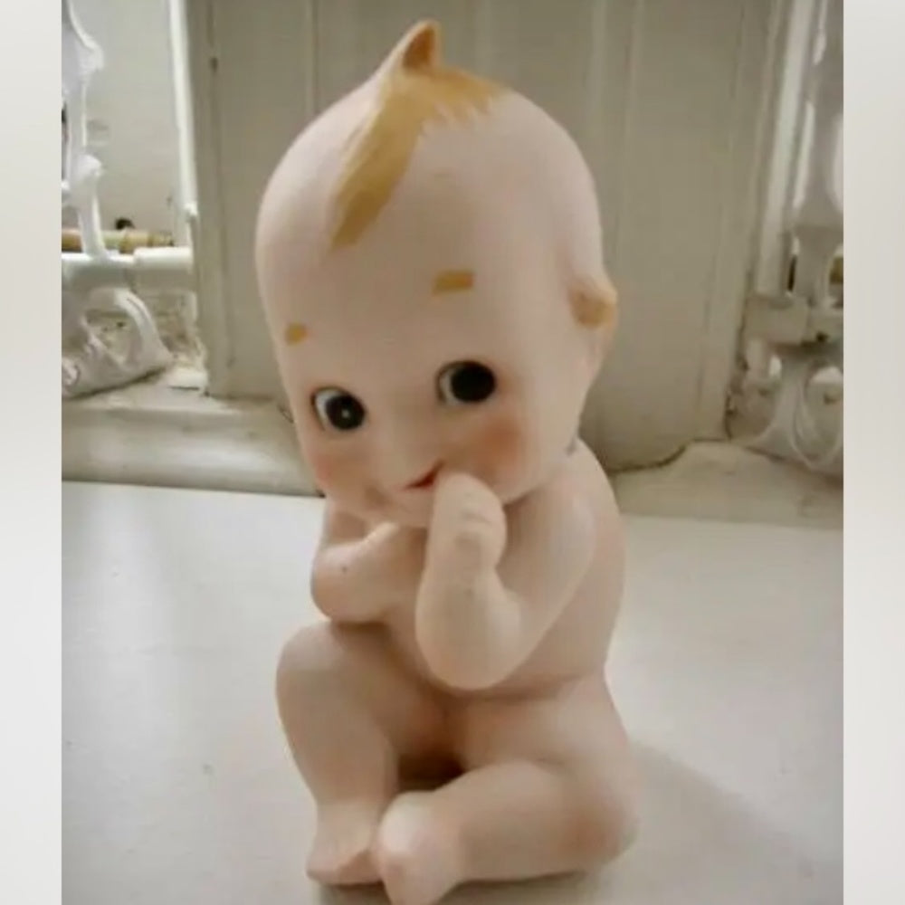 Vintage, German KW (Koenig & Weirniche) Kewpie Immobile Figurine