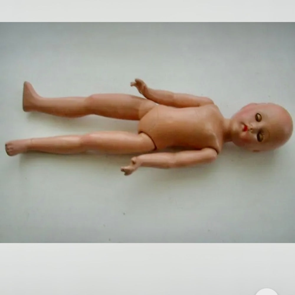 Vintage, Effanbee Suzanne Composition Doll in Velvet Gown