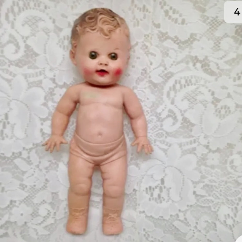 Vintage, 1940s Tod-L-Tim Sun Rubber Doll