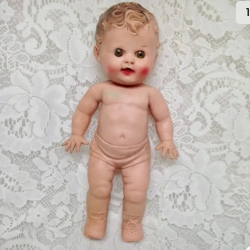 Vintage, 1940s Tod-L-Tim Sun Rubber Doll