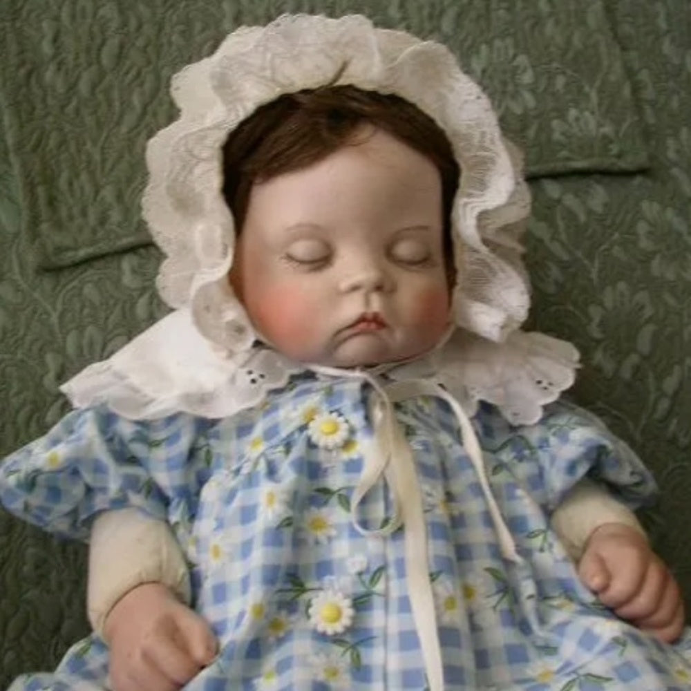 1989 Artist Signed, Beautiful Sleeping Doll