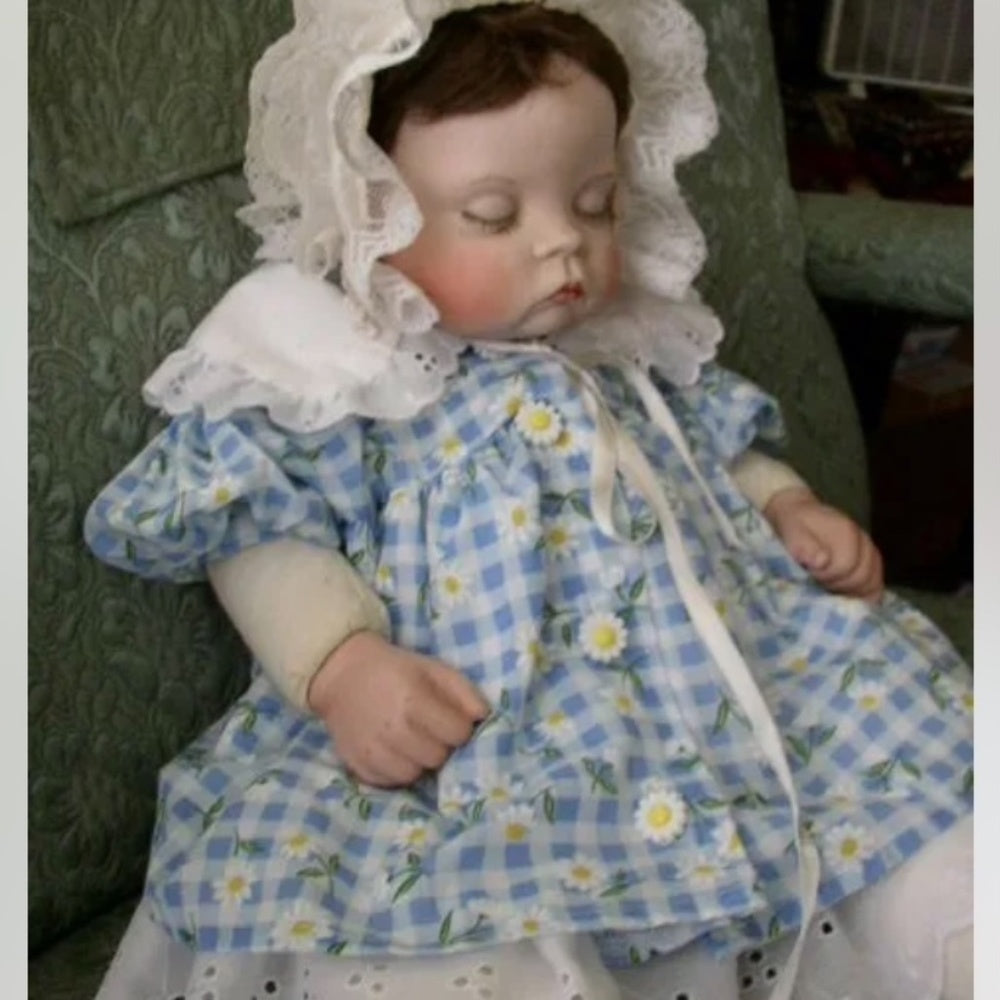 1989 Artist Signed, Beautiful Sleeping Doll
