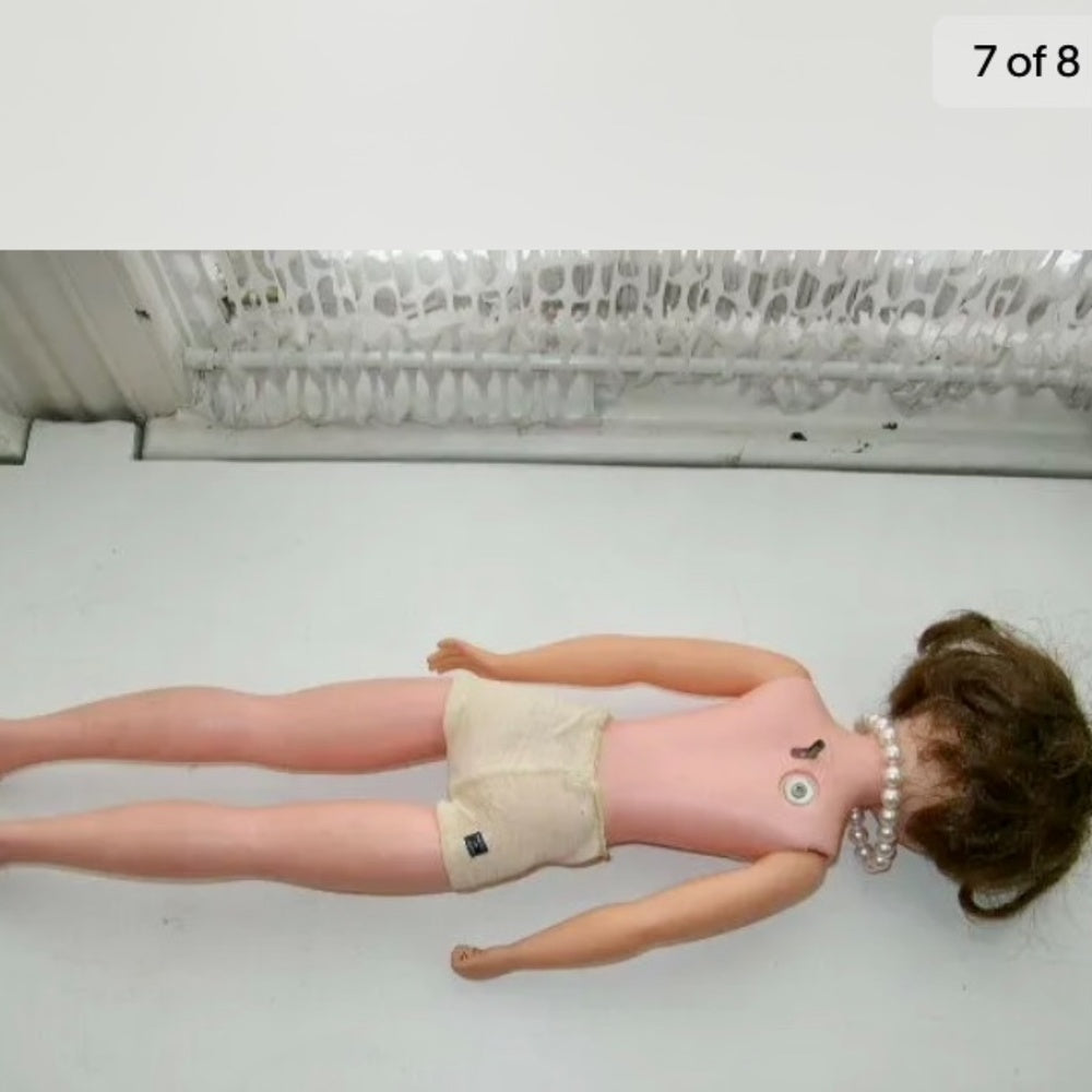 Vintage, 21” De Luxe Reading Doll in Bridal Gown