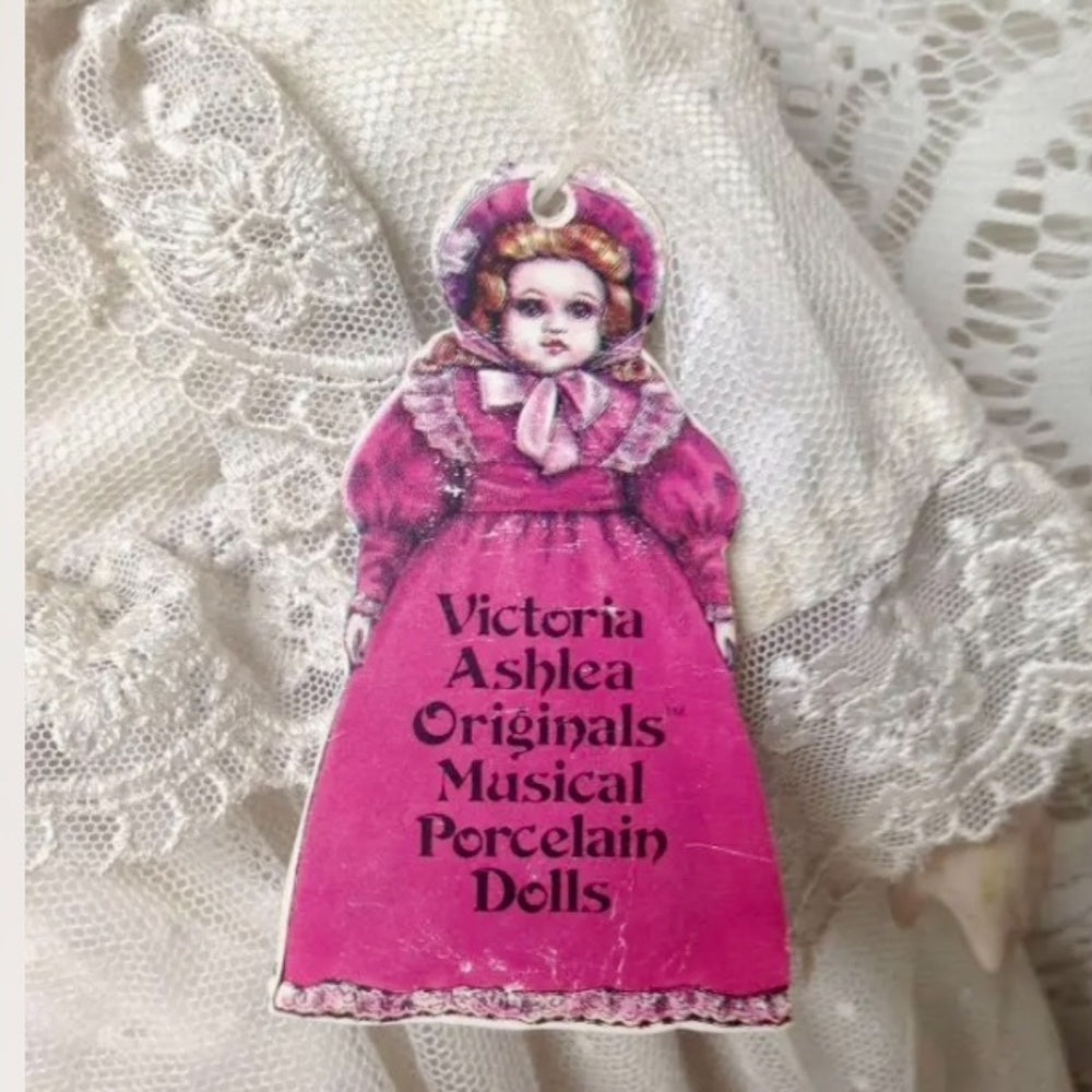 Vintage, House of Goebel-Global Art, Germany, 16in  Musical Porcelain Bride Doll