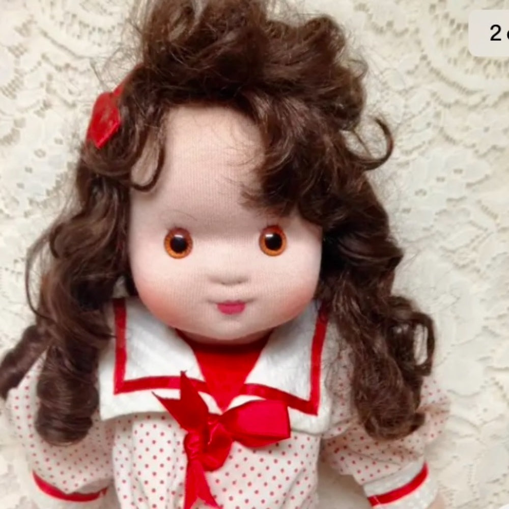 Vintage,Beautiful, Fabric, Giftworld of Gorham 20-inch Doll