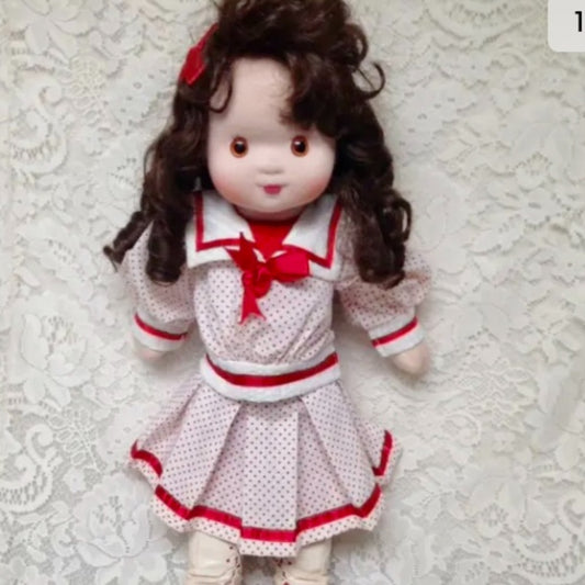 Vintage,Beautiful, Fabric, Giftworld of Gorham 20-inch Doll