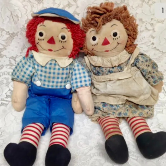 Rare, 1947 Johnny Gruelle Own Raggedy Anne  and Andy Doll