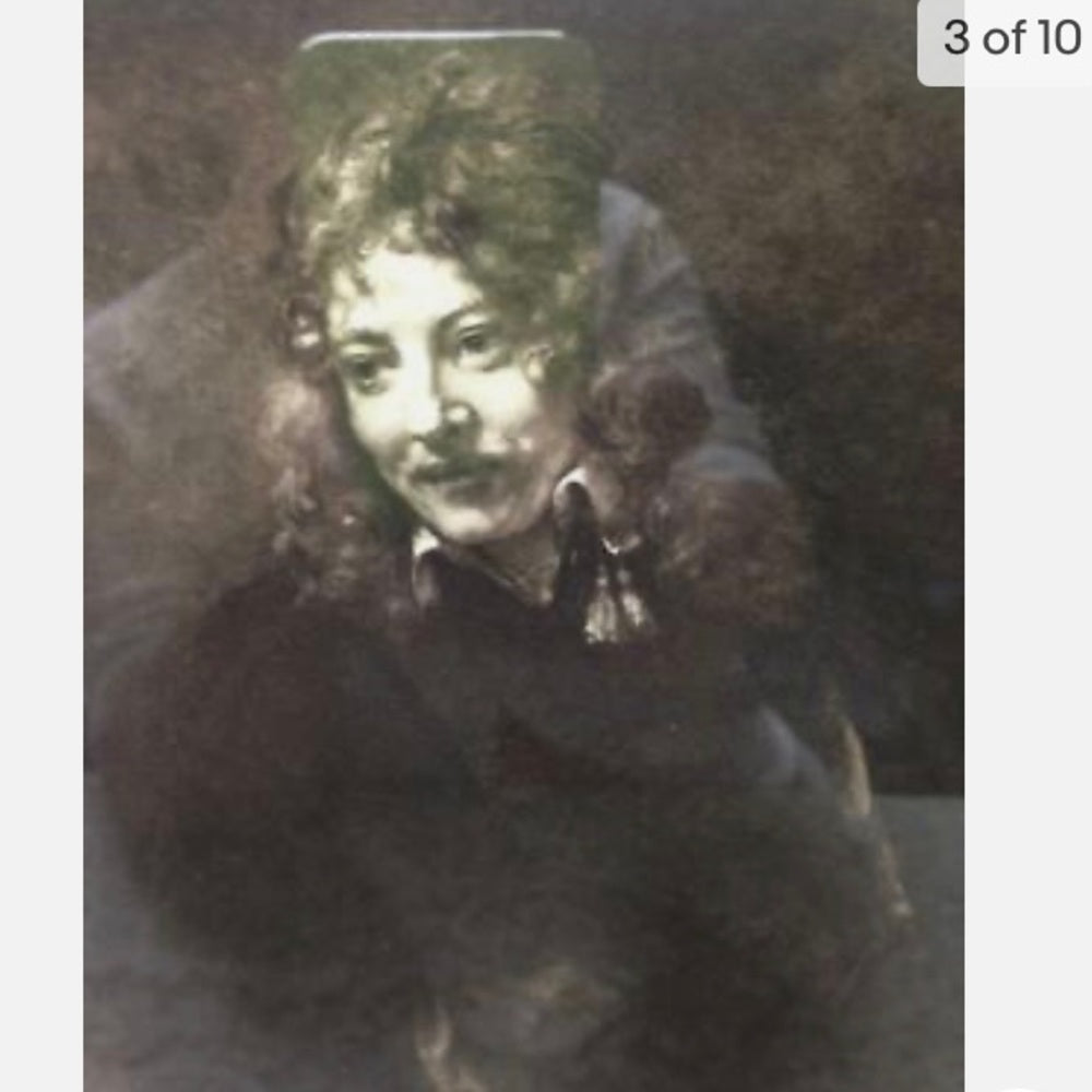 Antique (1906) Rare Etching of Nicholas Bruyningh, By Rembrand Van Rijn, 1652