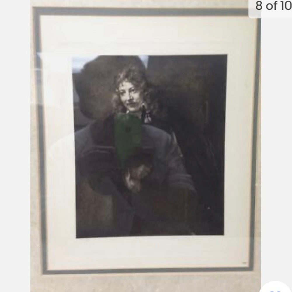 Antique (1906) Rare Etching of Nicholas Bruyningh, By Rembrand Van Rijn, 1652