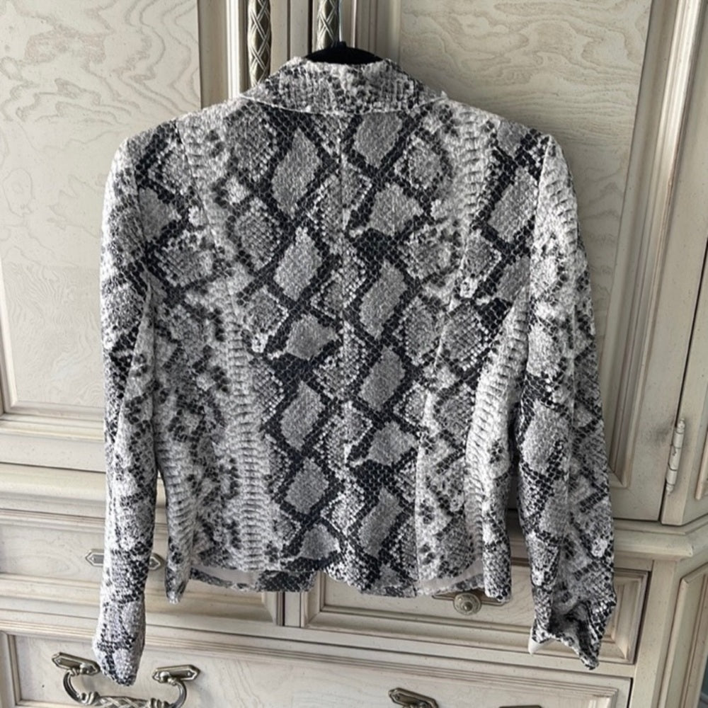 Alberto Makali Reptile, Snakeskin Print Jacket (M) Z0423