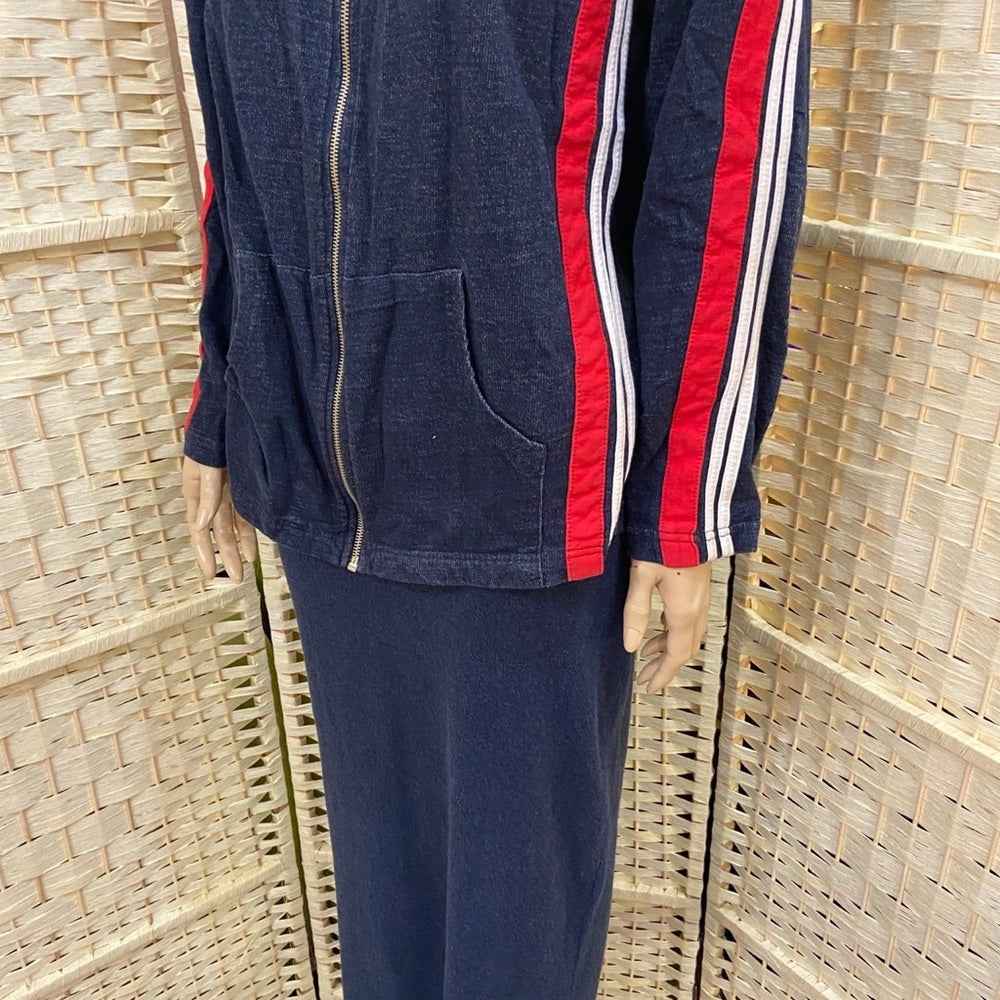 Ragsport  Blue Zip Up Athletic Jacket  Size M