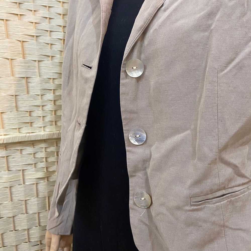 Express  Tailleur Beige Blazer  Size 7-8
