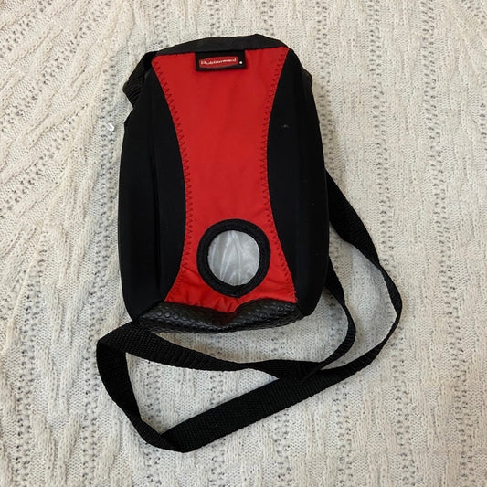 Vintage Rubbermaid Black and Red Nylon Water Bottle Case